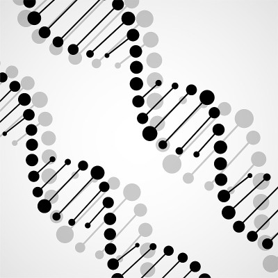抽象的彩色螺旋DNA