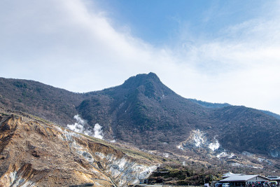 箱根的大浪谷硫磺山