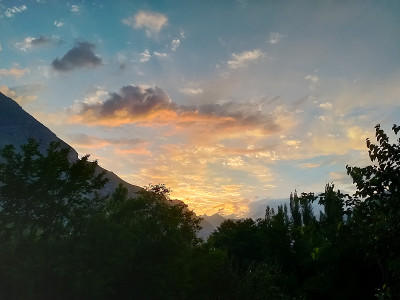 晚上的天空