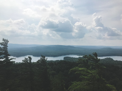 从山顶俯瞰