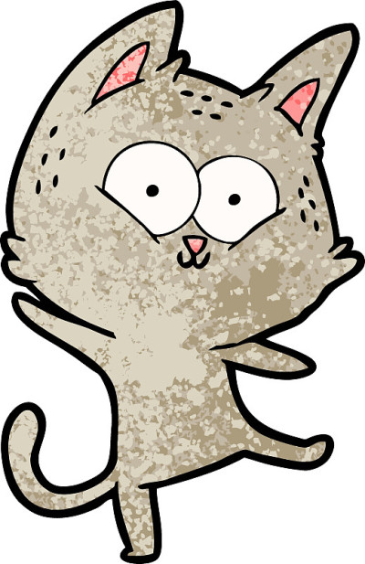 卡通猫跳舞