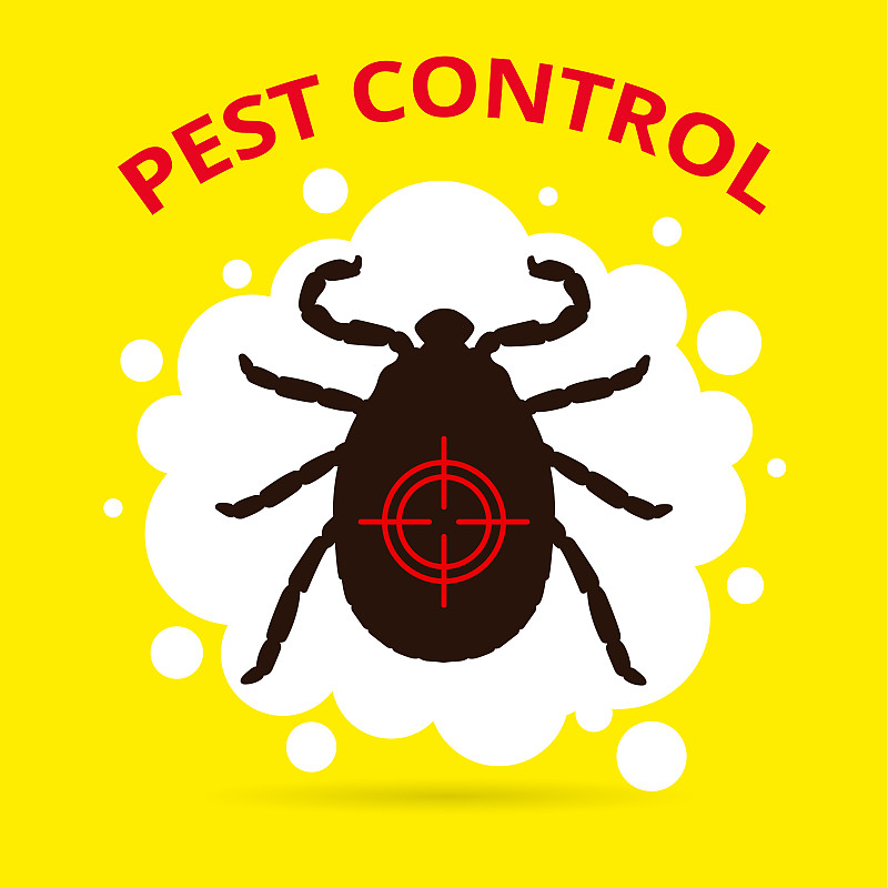 square banner of pest control such encephalitis ti