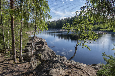 风景如画的芬兰Imatra。