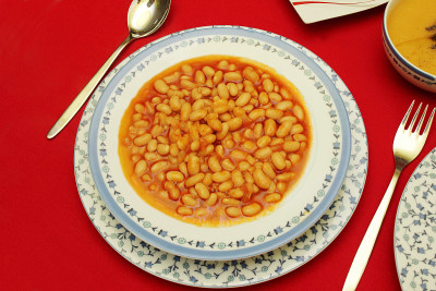 烤豆部分