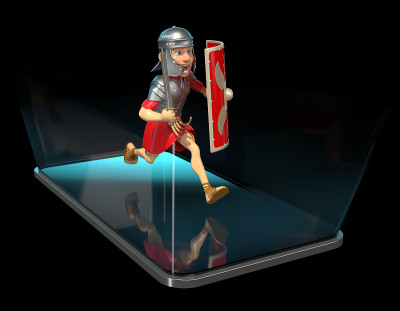 Roman soldier - 3D Illustration