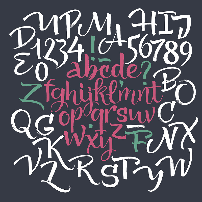 向量字母表