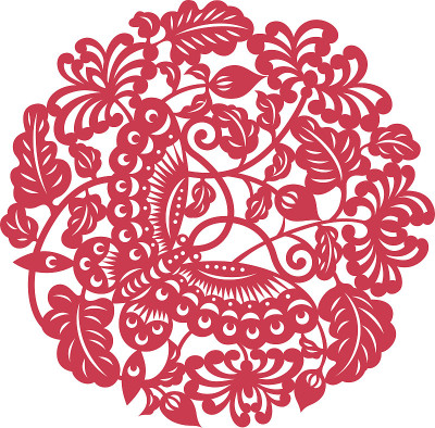 中国传统剪纸艺术(花式)