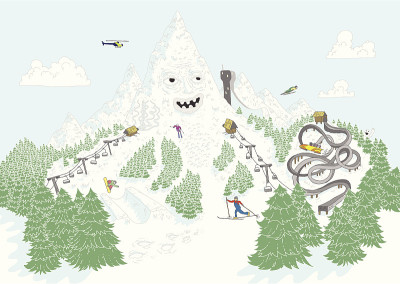 山冬季幻想