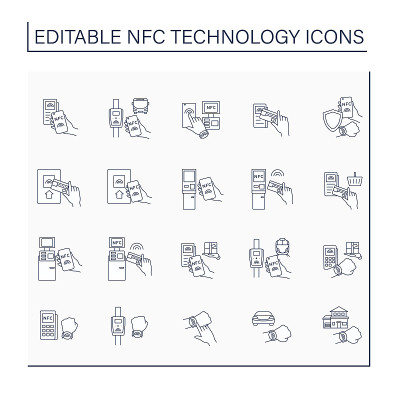 NFC技术线图标设置