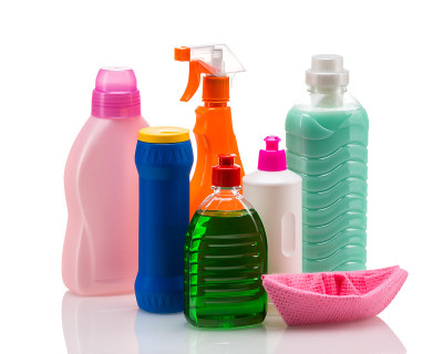 清洁产品塑料容器用于房屋清洁