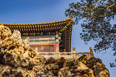 中国北京紫禁城的古代皇家宫殿