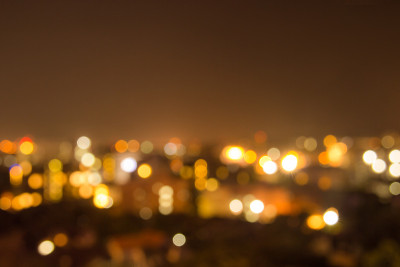 散景背景夜灯