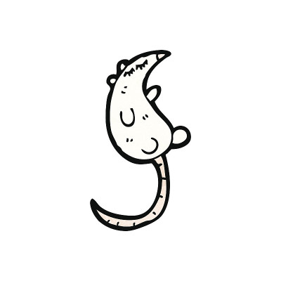 卡通小白鼠
