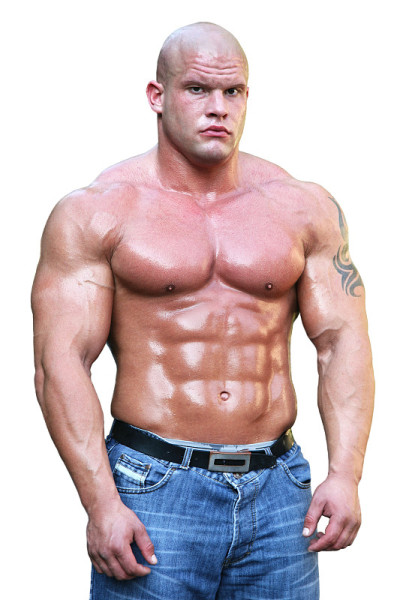 肌肉发达的男人