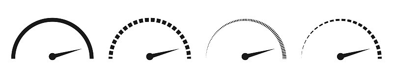 Level measure bar on white background. Isolated sp