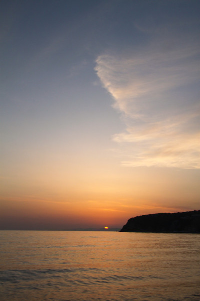 海上日落