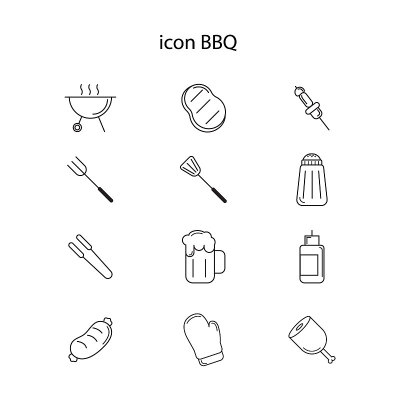 Set-icon-BBQ