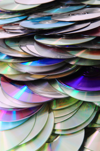 CD和DVD数据背景