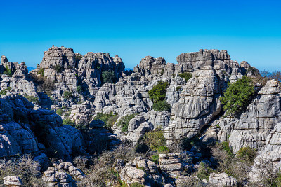 El Torcal de Antequera, Andalusia, Spain，在Antequer