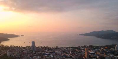 泰国普吉岛巴东无人机全景图