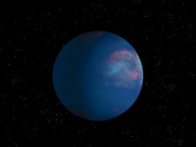 超级地球行星，遥远太空中的行星，来自另一个恒星系统的系外行星。