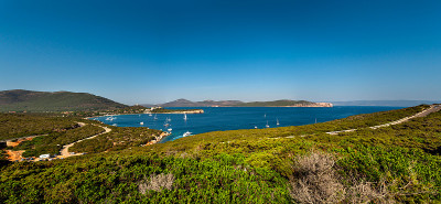 撒丁岛海岸的风景