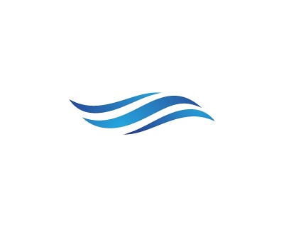 水波符号和图标模板
