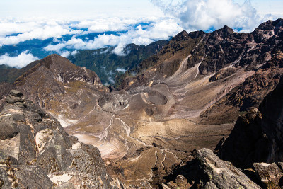 瓜瓜皮钦查活火山火山口