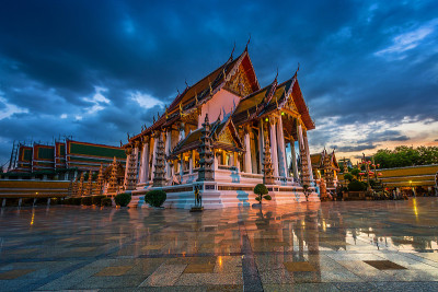 Wat Suthat在泰国受游客欢迎的公共场所。