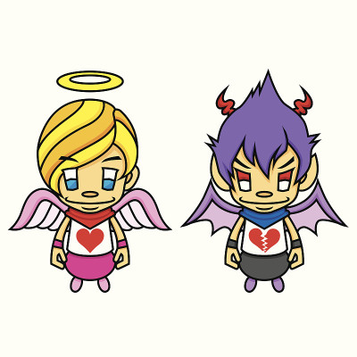 天使+魔鬼
