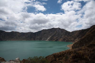 厄瓜多尔的基洛托阿火山