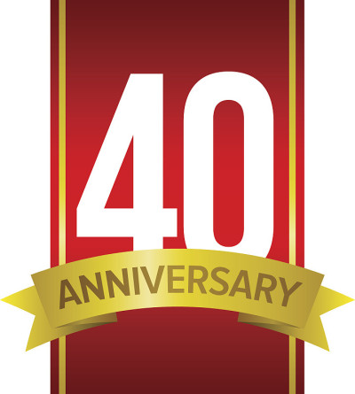 40周年的标签