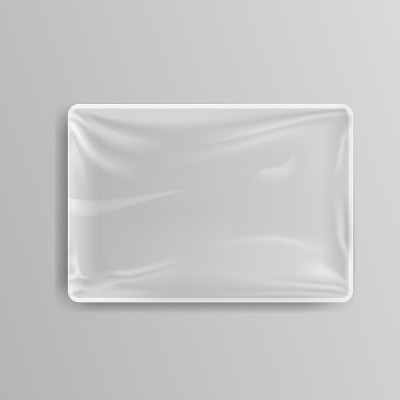 Plastic food container mockup