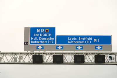 英国高速公路上的标志