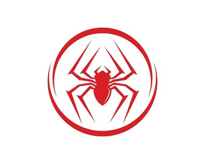 蜘蛛图标标志矢量