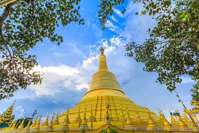 Shwemawdaw塔，Bago，缅甸
