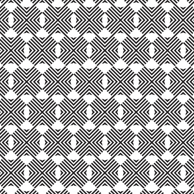 Stylish Black And White Monochrome Geometric Graph