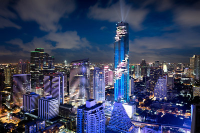 MahaNakhon塔和摩天大楼