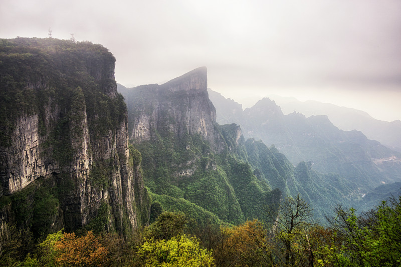 天门山景观及观景