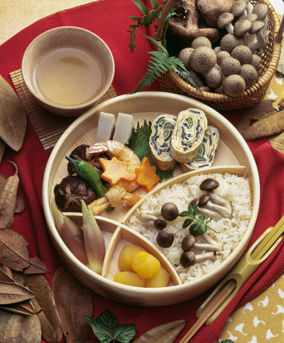 日本Fukiyose bentou秋味
