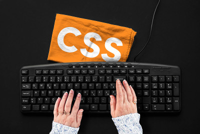 CSS字在抹布和手在pc键盘