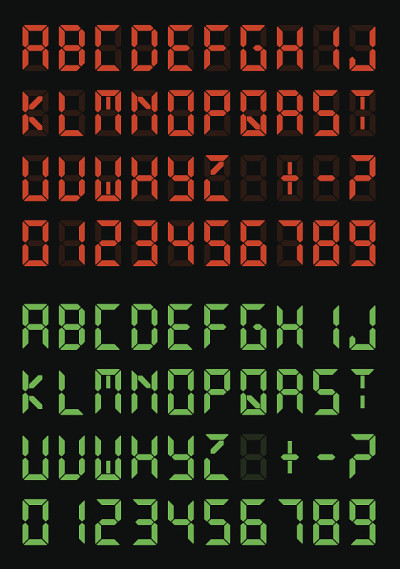 数字字体
