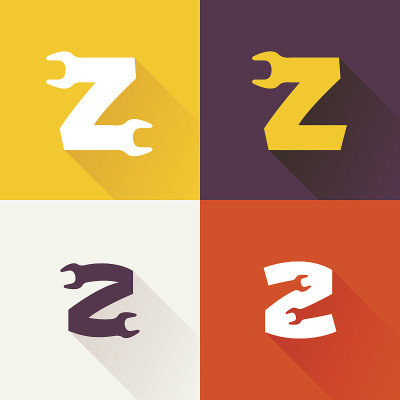 Z字母与扳手图标设置。