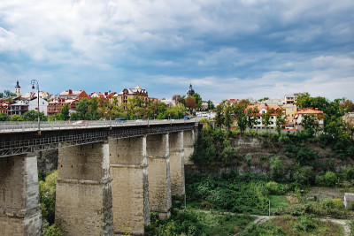 乌克兰Kamianets-Podilskyi的风景