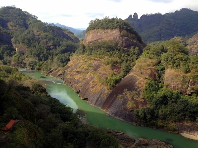 武夷山的冬季风景，中国