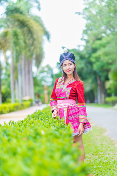 Mhong hill部落妇女
