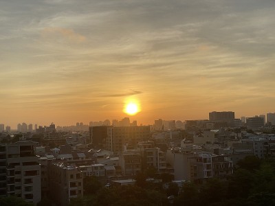 台南市美丽的日落