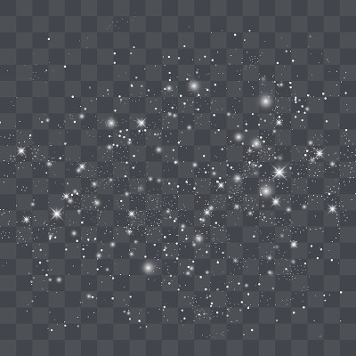 矢量白色闪光粒子背景效果