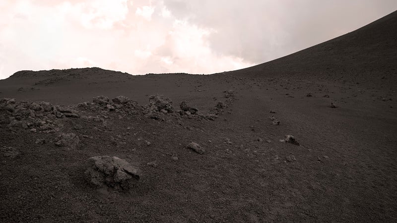 埃特纳火山景观——意大利西西里岛