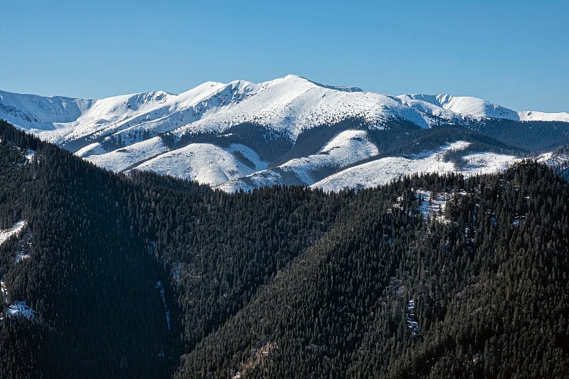 低塔特拉斯山，斯洛伐克，徒步旅行主题